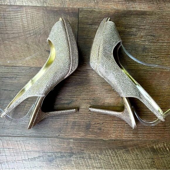 stilettos Nina New York High Heels //
Nina Gold Glitter Stilettos heels Sz 8.5 - Picture 4 of 16